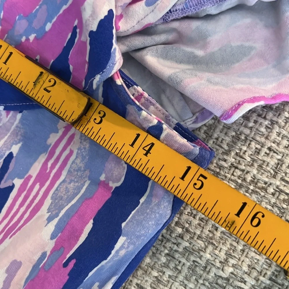 LILY PULITZER Ruffle Cold Shoulder Romper - Picture 6 of 12